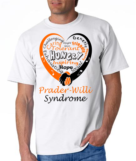 Prader - Willi Syndrome Mens SS Shirt White
